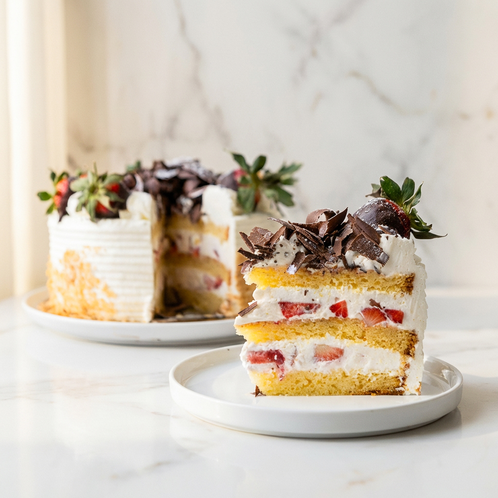 Shortcake aux fraises